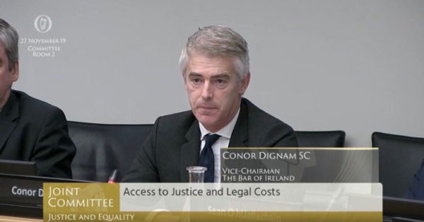 Council of The Bar of Ireland addresses the Joint Committee on Justice and Equality