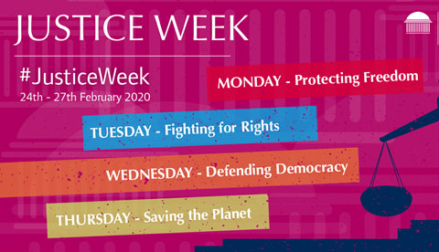 Justice Week 2020: Law as a tool. Justice as a right.