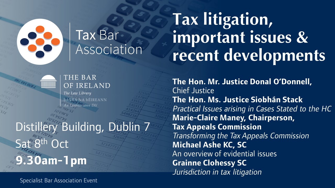 Law Library | Forthcoming Tax Bar Association Conference – Tax ...