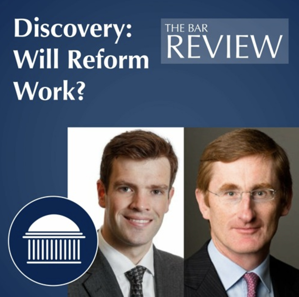 Discovery: Will Reform Work? Emile Burke Murphy & Roddy Bourke, Solicitor