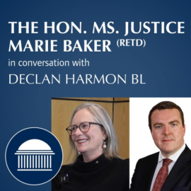 Ms. Justice Marie Baker in Conversation with Declan Harmon BL