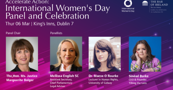 Leading Voices in Law, Advocacy and Equality Unite for the Bar’s Annual International Women’s Day Celebration